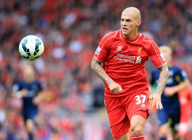 Skrtel moved to Liverpool in 2008.