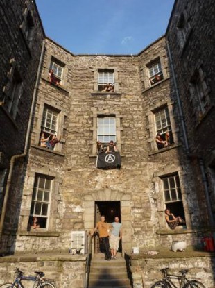 The squatters in the Debtors's Prison in Dublin.