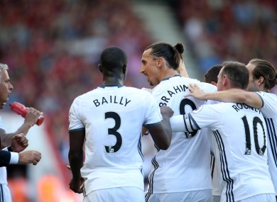 The Swedish striker sealed victory with a long-range strike.