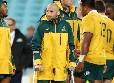 Australia centre Matt Giteau.