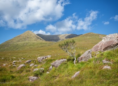Mweelrea mountain.