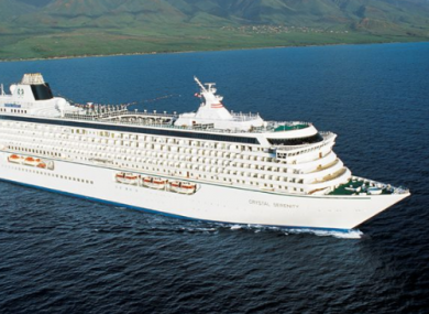The Crystal Serenity is in the middle of its controversial and historic journey/