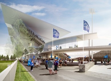 What architects said the RDS will look like on completion when plans were first released.