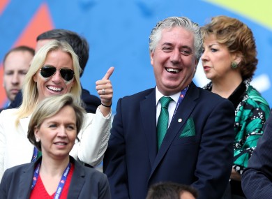 John Delaney: The FAI chief is also an OCI official.