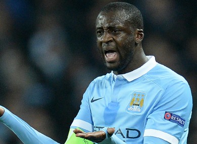 Toure could find himself out the door before the transfer window closes.