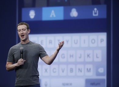 Facebook CEO Mark Zuckerberg discusses Whatsapp and Facebook Messenger in San Francisco last year.