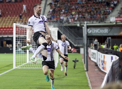 Lilywhites goalscorer Ciaran Kilduff.