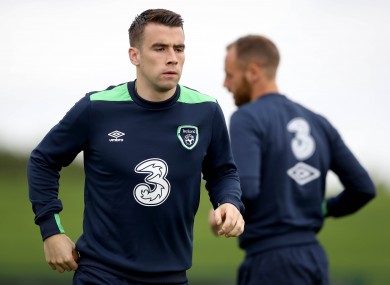 Coleman training at the FAI's National Training Centre.