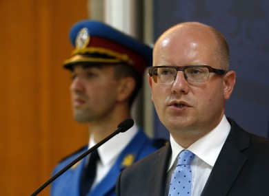 Czech Prime Minister Bohuslav Sobotka says he's worried about the safety of Czech citizens living in the UK.