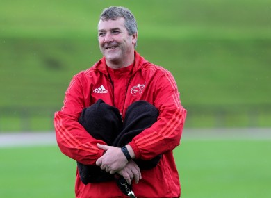 The Munster head coach passed away on Sunday.