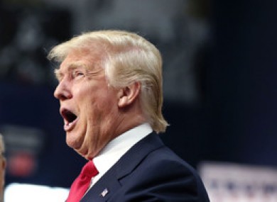 Donald trump (right) with former New York Mayor Rudy Giuliani in Akron, Ohio, in August.