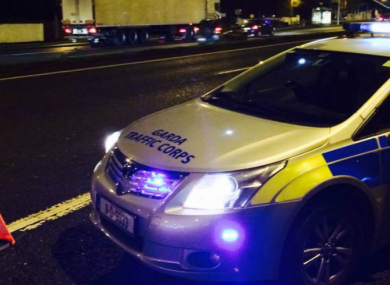 Garda checkpoint. (File photo0
