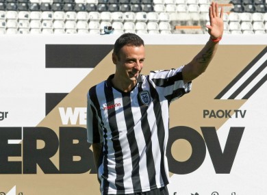 Dimitar Berbatov has been without a club since leaving Greek side PAOK.