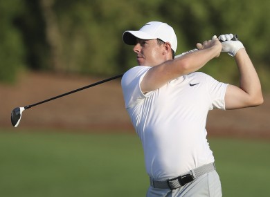 McIlroy: four bogeys and a double in his opening round.