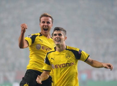 Pulisic has scored two Bundesliga goals this season.