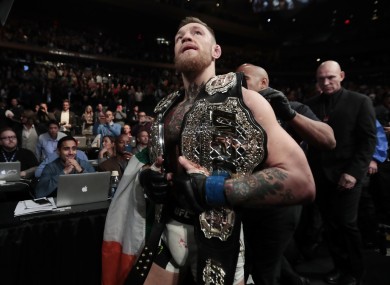 McGregor: granted pro boxing licence in California on Thursday.
