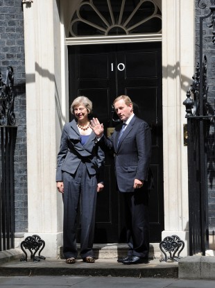 UK Prime Minister Theresa May and Taoiseach Enda Kenny.