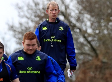 Leinster head coach Leo Cullen.