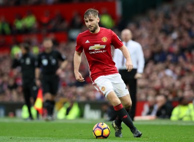 Luke Shaw is expected to leave Man United in the summer.