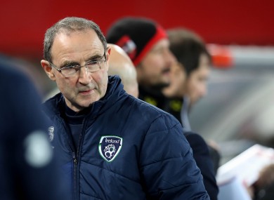 Ireland manager Martin O'Neill.