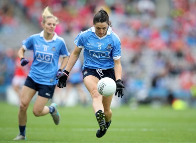 Sinéad Goldrick in action for Dublin during the 2016 All-Ireland final.