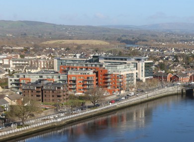 Strand apartments in Limerick city.