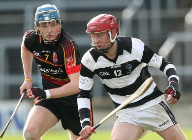 Adrian Mullen was the scoring star for St Kieran's today.