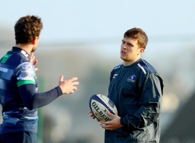 Farrell, right, is set to make his full debut.
