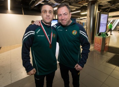 Eddie Bolger (right) pictured with David Joyce.