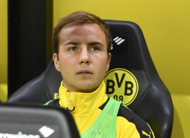 Dortmund's Mario Goetze has struggled for form this season.