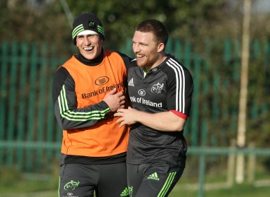 Ian Keatley and Andrew Conway.