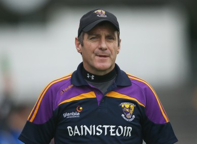 Former Wexford manager Liam Dunne is now coaching the senior team at Dublin club Ballinteer St John's.