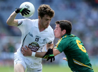 Two goals for Kildare's Niall Kelly against Meath today - (file photo).