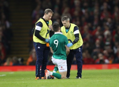 Murray injured his shoulder against Wales in Cardiff.