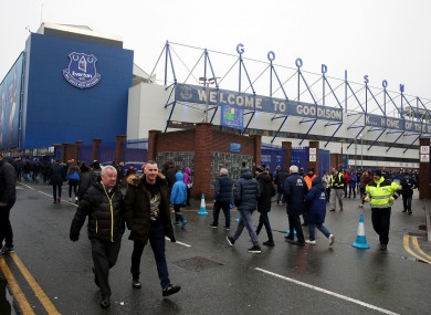 Goodison Park has been home to Everton since 1892.