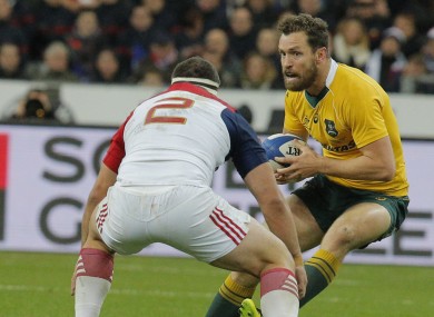 Morahan featured for Australia in the win over France last November.