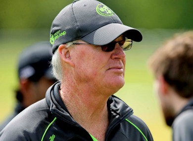 Ireland coach John Bracewell.