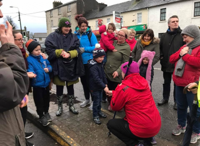 Vera Twomey getting in to Littleton yesterday.