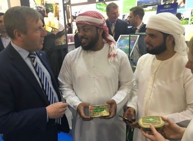 Michael Creed shows off some Kerrygold.