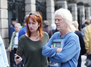 Independent TDs Mick Wallace and Clare Daly.