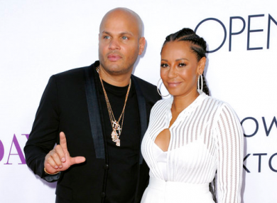 Stephen Belafonte, left, and his wife Melanie Brown.