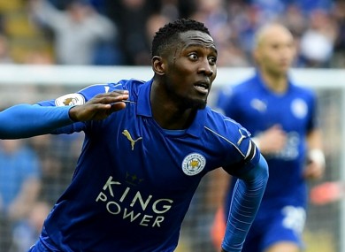 Wilfred Ndidi has impressed for Leicester this season.