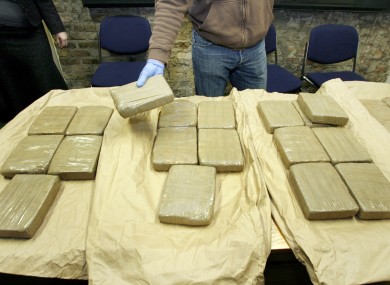 Stock photo of heroin drugs seizure