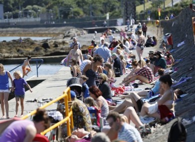File photo of people at Seapoint Beach.