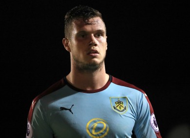 Burnley defender Kevin Long.