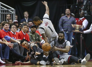Even The Beard couldn't help the Rockets last night.