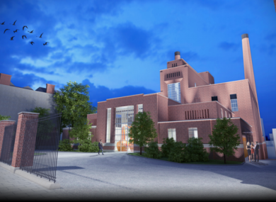 An artist's impression of the new distillery