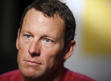 Lance Armstrong (file pic).