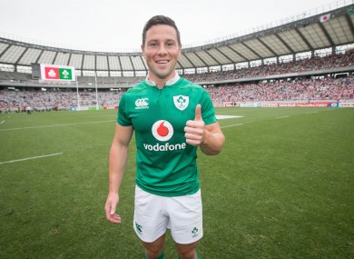 John Cooney after the win over Japan on Saturday.