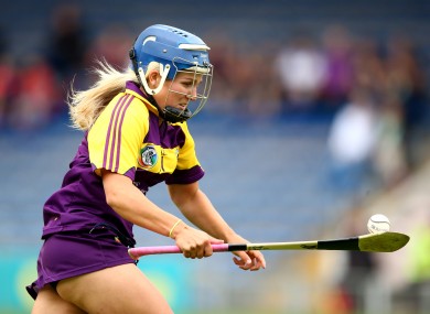 Katrina Parrock in action during last year's Liberty Insurance Senior Camogie Championship.